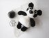 Toy for sleep. Panda  for small babies