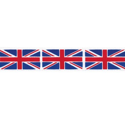 Berisfords Ribbon: Union Jack: 20m x 35mm