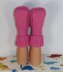 Ladies Super Chunky Stocking Stitch Slipper Boots