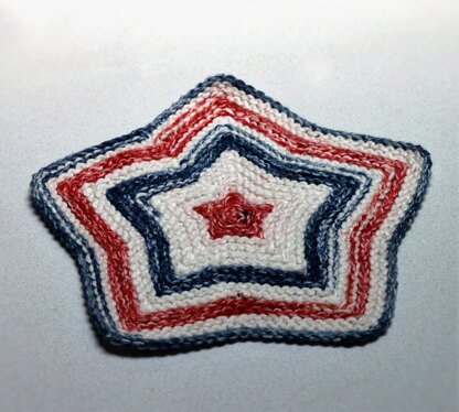 Stars and Stripes Dishcloth