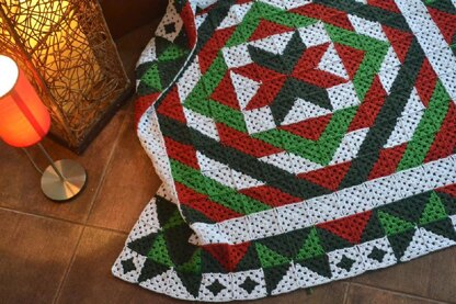 Christmas Granny Quilt