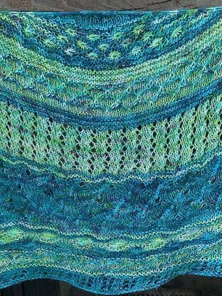 Mermaid Dance Shawl