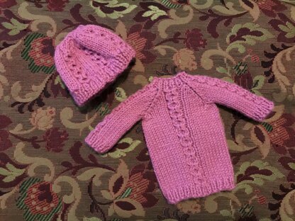 Doll Sweater Dress and Hat