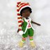 Christmas elf, crochet doll, amigurumi doll, Buddy