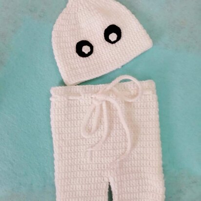 Baby Ghost Costume Crochet Pattern