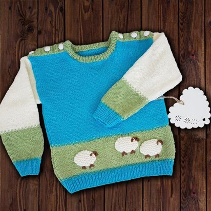 Baa Baa Sweater Jumper for 0 - 6 year olds