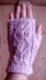 Tilting Leaf and Cable fingerless mitts/gloves