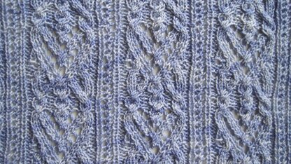 Leith Cable Lace Shawl
