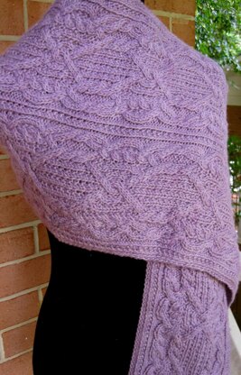 Goose Bay Cabled Stole