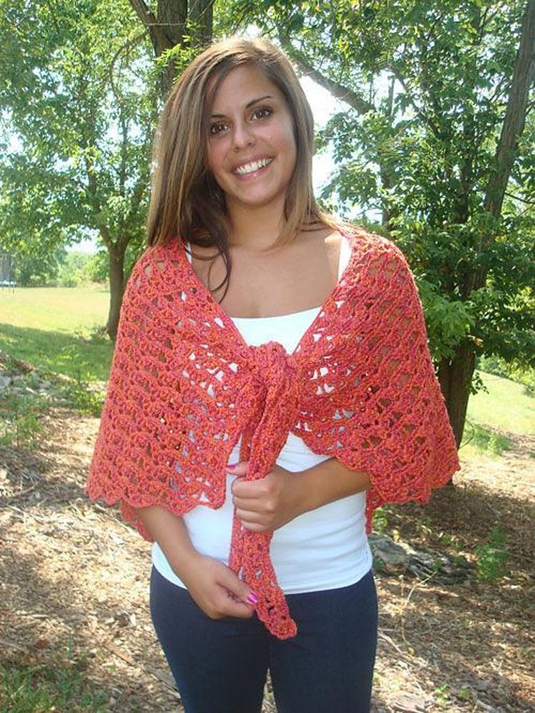 Carlotta Crescent Shawl Crochet pattern by Ellen Gormley LoveCrafts