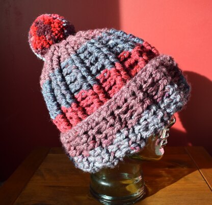 Oversized Ribbed Beanie