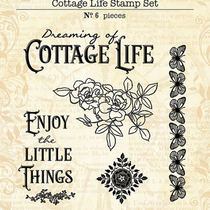 Graphic 45 Cottage Life Stamp Set