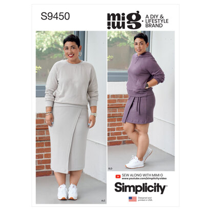 Simplicity Misses' Knit Tops and Skirts S9450 - Sewing Pattern