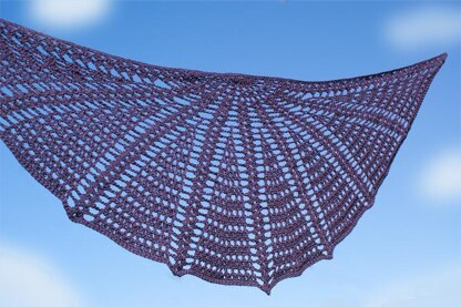 Twilight's Shadow Shawl