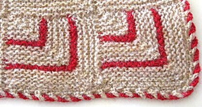 K777-Mitered Squares Shawl