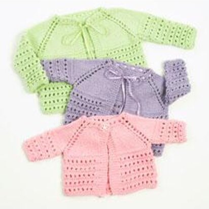 Plymouth Yarn 1354 Top Down Baby Jacket