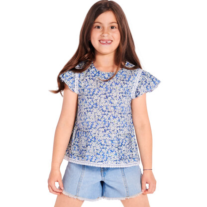 Burda Style Kids Dress / Blouse B9264 - Paper Pattern, Size 104 - 146