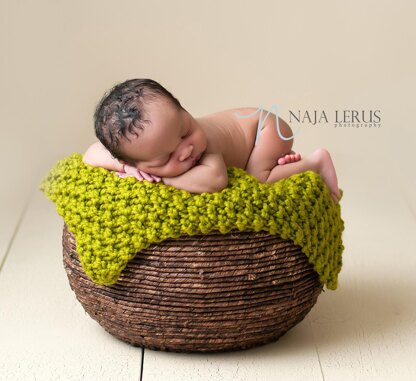 MOSS - Chunky Knit Baby Blanket