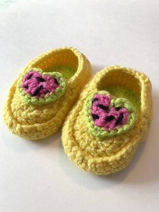 Watermelon Summer Baby Loafers