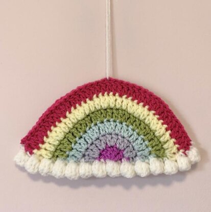 Rainbow & Clouds Wall Hanging