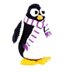Pinguin Toy in Hoooked Zpagetti & Ribbon XL - Downloadable PDF