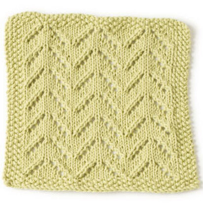 Rocky Point Beach Washcloth in Lion Brand Cotton-Ease - 90389 - knitting pattern