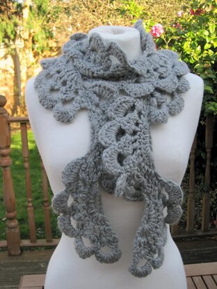 Anesha Crochet Lace Scarf