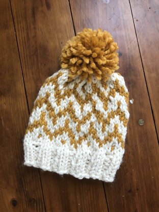 Barley Chevron Hat