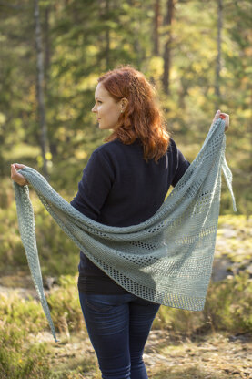 Birch Bark shawl