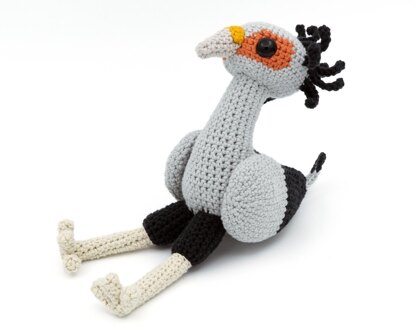 Amigurumi Secretary Bird