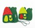 Little Houses Felt Ornaments