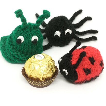 Ladybird, caterpillar, spider for Ferrero Rocher