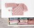 5 sizes - NEO Crochet Crossed Baby Jacket