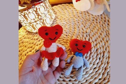 2 Crochet Pattern small toys - key chains