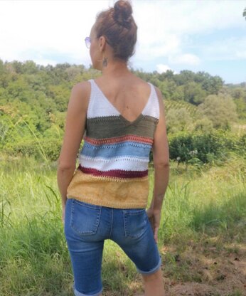Iris tank top