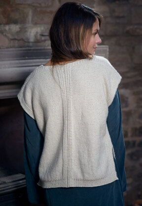 Slipped Stitch Vest in The Fibre Co. Luma - Downloadable PDF