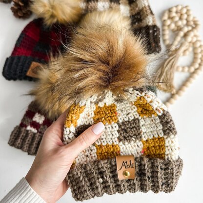 Rustic Buffalo Plaid Hat