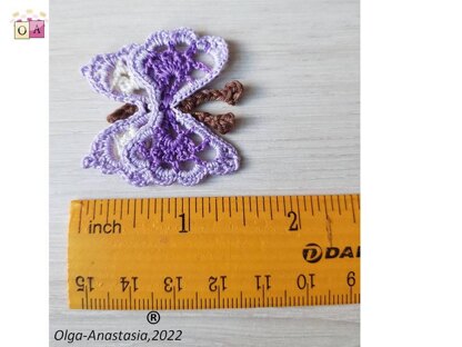 Butterfly colored crochet