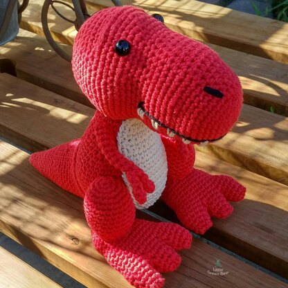 Travis the T-Rex - US Terminology - Dinosaur Amigurumi