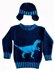 Velociraptor Dinosaur Sweater