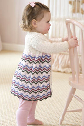 Chevron Swing Coat in Tahki Yarns Cotton Classic Lite