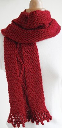 Twist and snake scarf