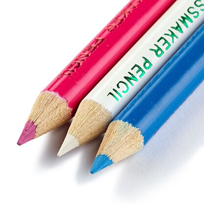 Chalk Pencils White/Blue (611 626)