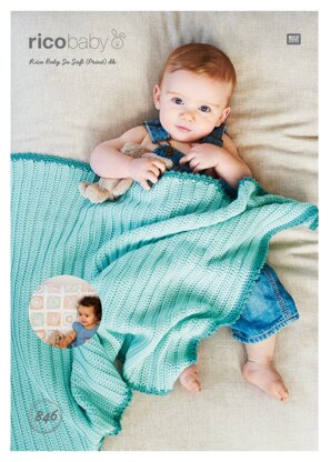 Baby Blankets in Rico Baby So Soft DK & Baby So Soft Print DK - 846 - Downloadable PDF