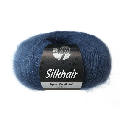 Lana Grossa Silkhair, Kid Mohair and Silk Silky and Glossy Luxury Lace Yarn  for Knitting 