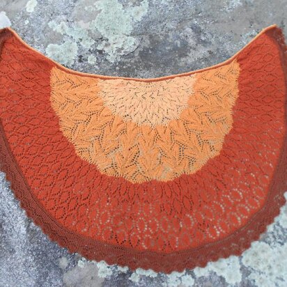 Pumpkin Pie (Pi) Shawl