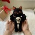 Bat Cat With Skull Amigurumi