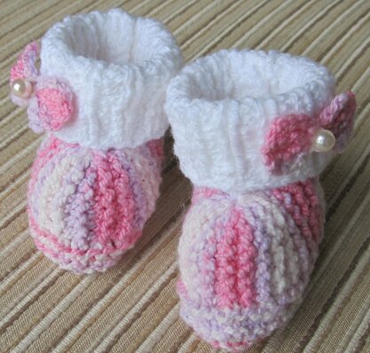 Princess Multicolor Booties with Bows