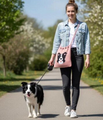Border Collie Dog Bag