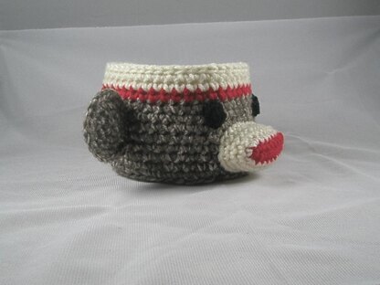 Sock  Monkey Bowl / Container